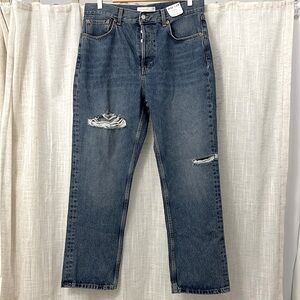 Topshop Petite Dad Jeans Size 10 W32 L28 NWT